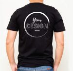 Black Pure Heavy Cotton T-Shirt (Front)
