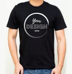 Black Pure Heavy Cotton T-Shirt (Front)