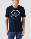 Navy Blue Pure Heavy Cotton T-Shirt